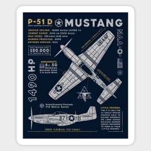 P-51 Mustang Sticker